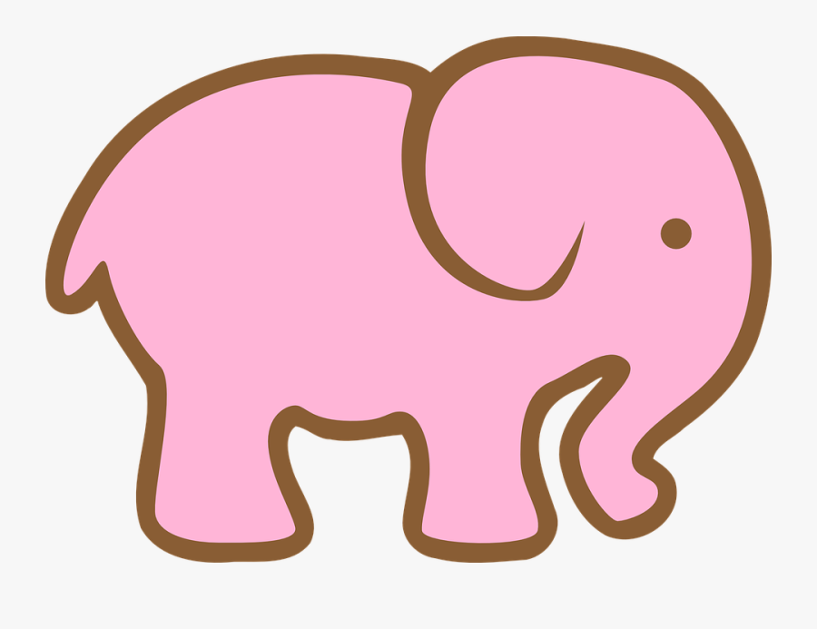 Baby Shower Elephant Clipart, Transparent Clipart