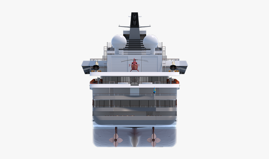 Design Renderings Of Seaxplorer Expedition Cruise Vessel - Front Of Ship Png, Transparent Clipart