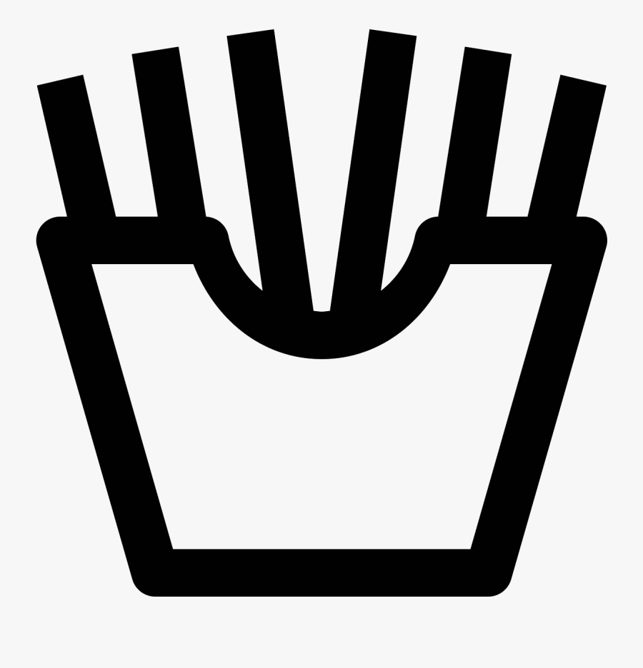 French Fries Icon, Transparent Clipart