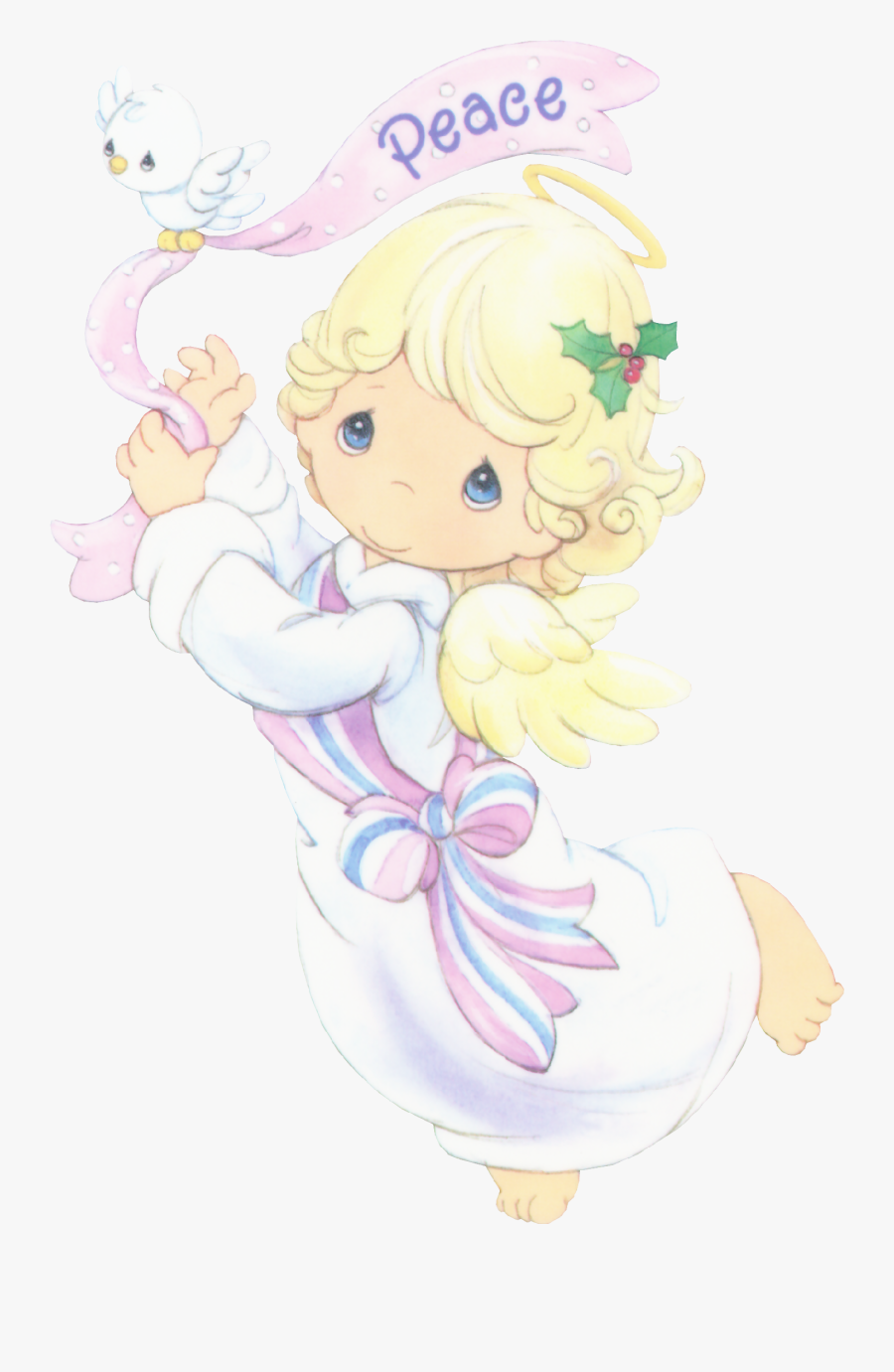 Tubes Chats Cuteness Pinterest - Angel Clipart Precious Moments Angel, Transparent Clipart