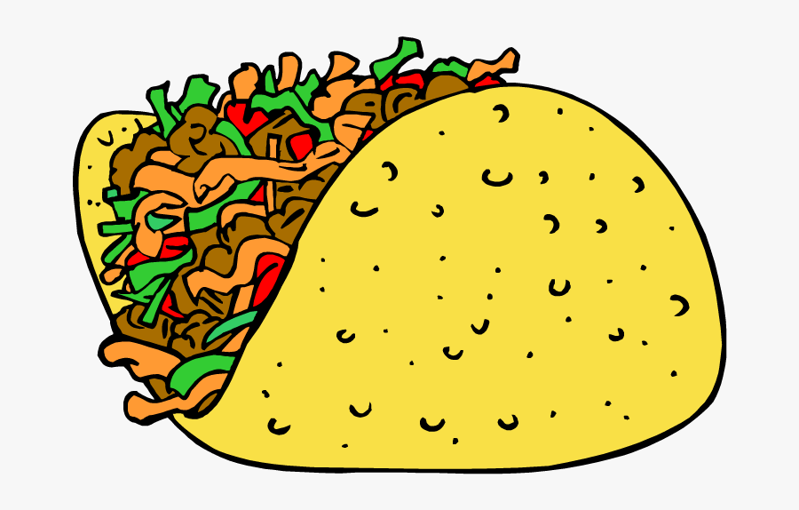 Taco Coloring Page Jpg, Transparent Clipart