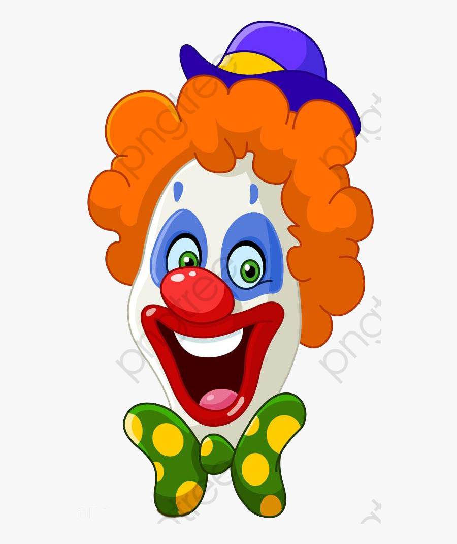 Funny Clipart Category - Clown Face, Transparent Clipart