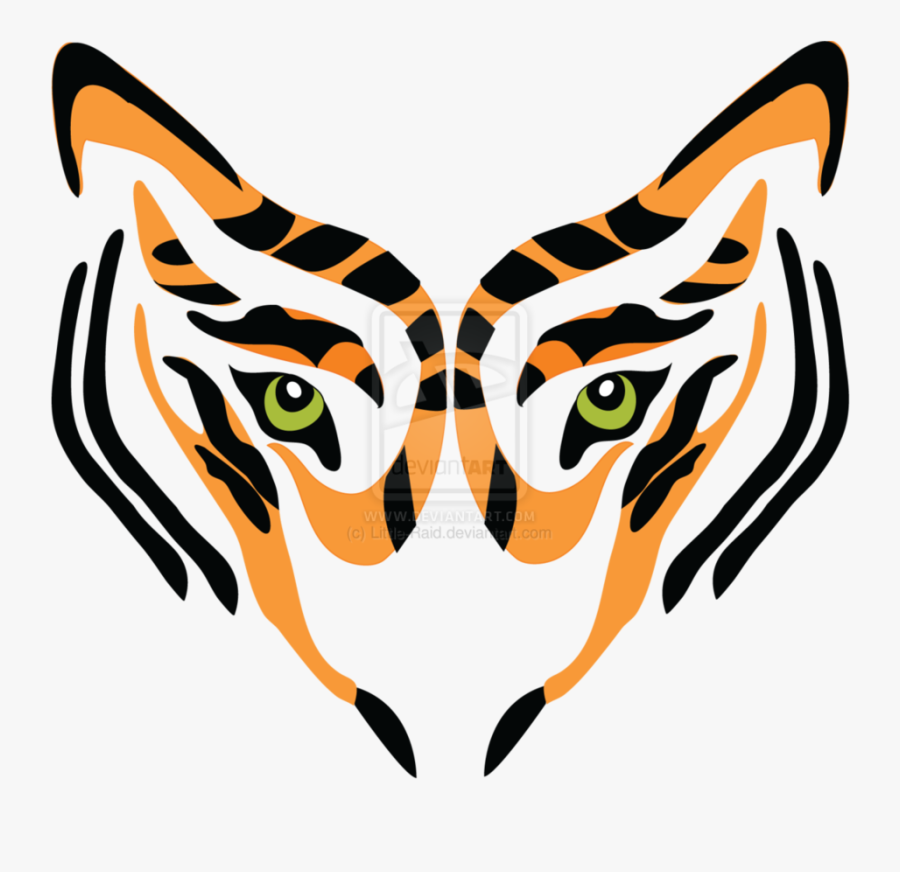 Tiger Mascot Logos For Kids - Tiger Design Png, Transparent Clipart