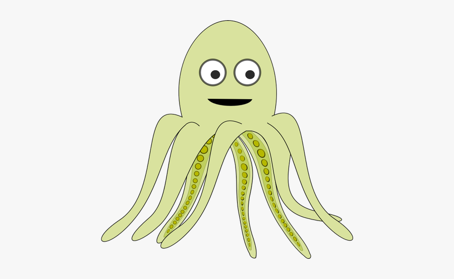 Cartoon Image Of Octopus - Octopus, Transparent Clipart