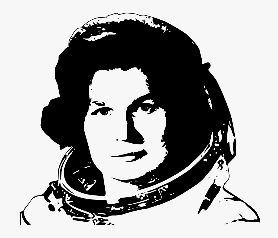 First Woman In Space Valentina Tereshkove - First Women In Space, Transparent Clipart