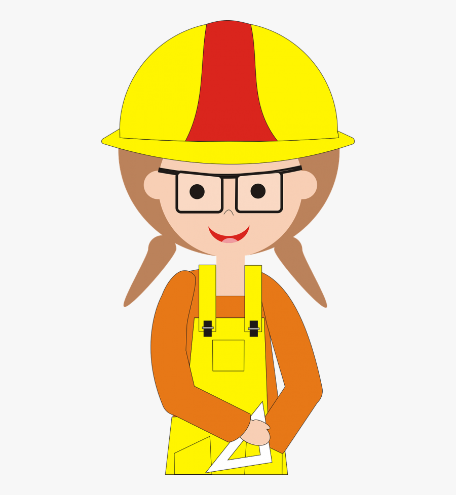 Transparent Construction Helmet Png - Tarjeta De Cumpleaños Para Una Ingeniera, Transparent Clipart