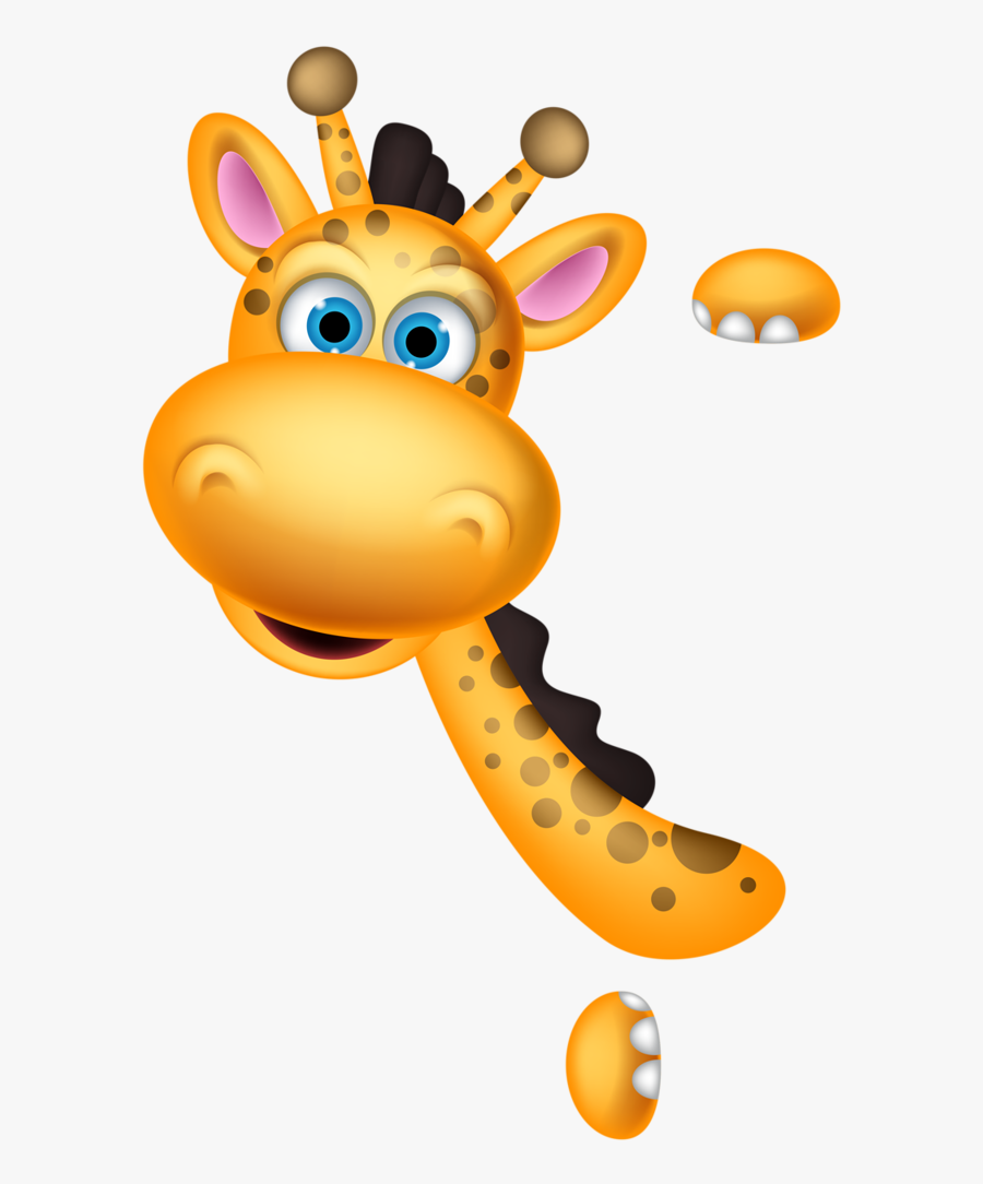 Transparent Canvas Clipart - Cartoon Giraffe Images Free, Transparent Clipart