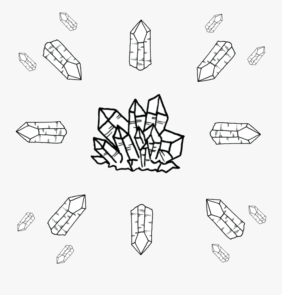 Crystal Grid Drawing, Transparent Clipart
