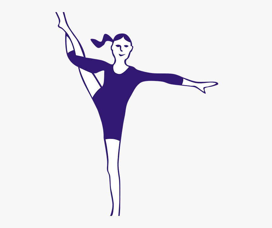 Gymnast Clipart Person Balance, Transparent Clipart