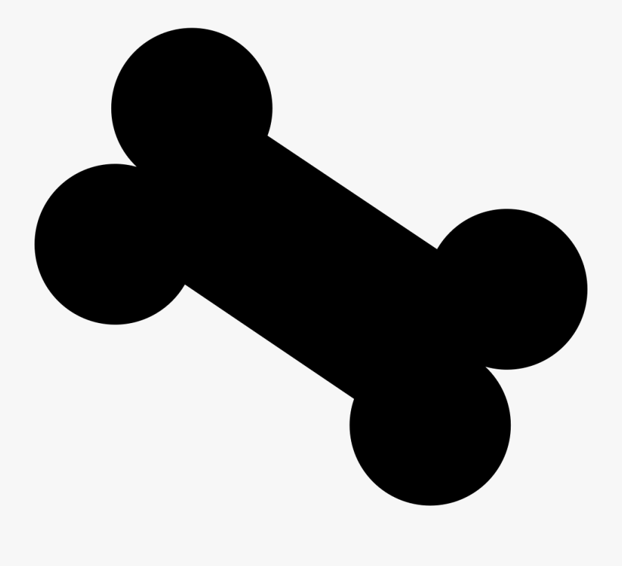 Dog Bone Char Pet Clip Art - Dog Bone Silhouette Png, Transparent Clipart
