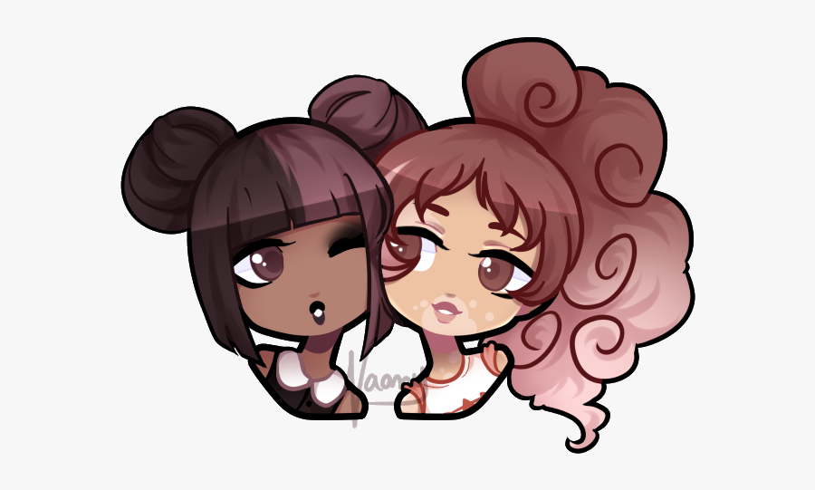 Best Friend Drawings - Two Best Friends Drawing, Transparent Clipart