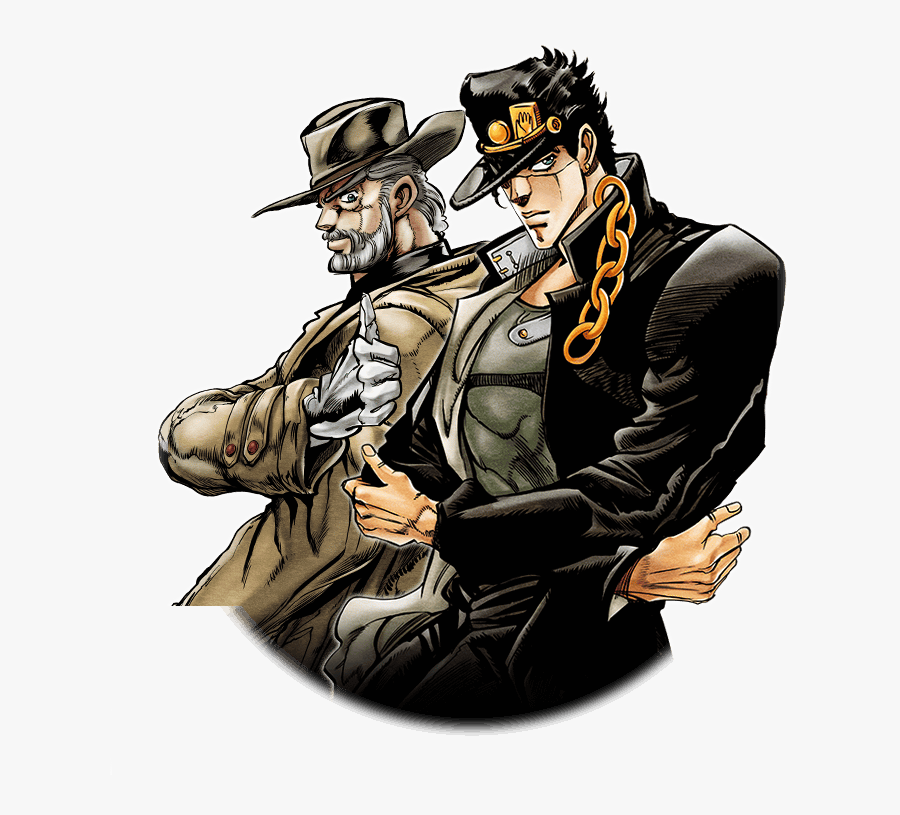 Transparent Jonathan Joestar Png - Old Joseph And Jotaro, Transparent Clipart