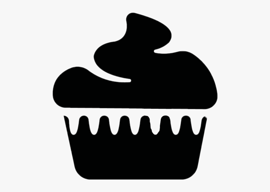 Cupcake Sweet Silhouette Siluet Summer - Muffin Silueta Png, Transparent Clipart