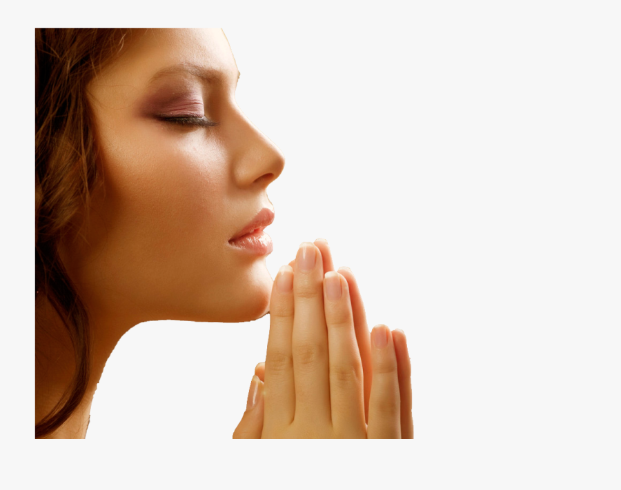 Transparent Woman Hand Png - Woman Prayer Png, Transparent Clipart