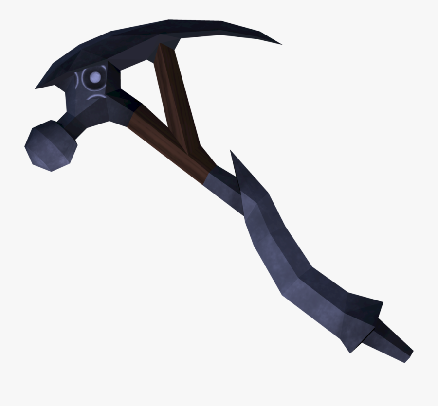 The Mithril Pickaxe Is A Pickaxe Stronger Than The - Mithril Pickaxe Runescape, Transparent Clipart