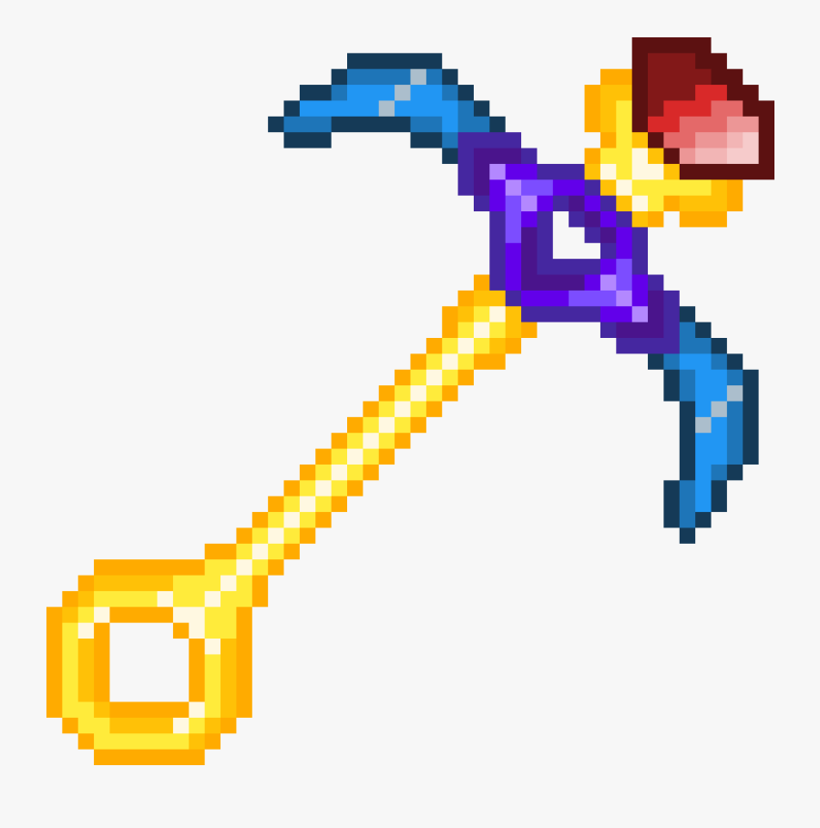 Pickaxe Clipart , Png Download - Blue Chaos Emerald Sprite, Transparent Clipart