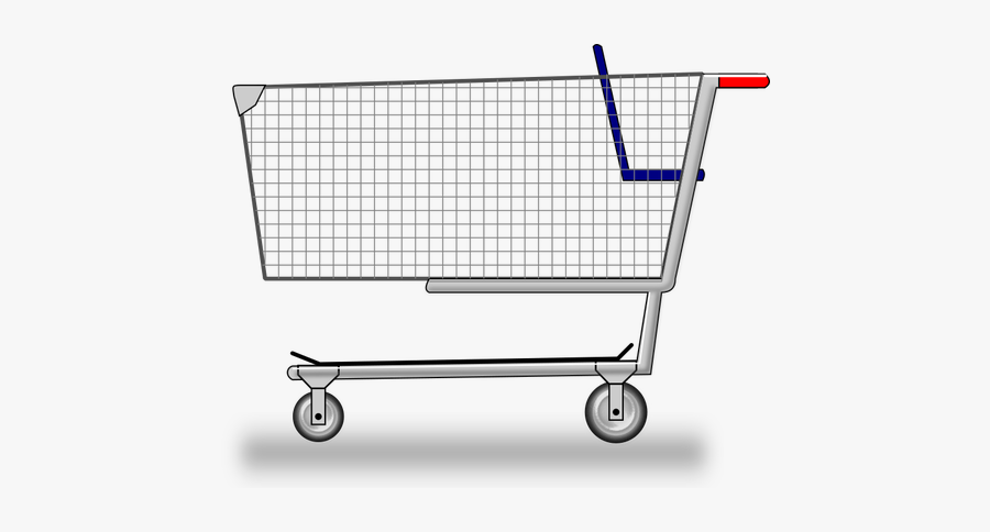 Shopping Cart Sign Vector Image - Panier D Épicerie Dessin, Transparent Clipart