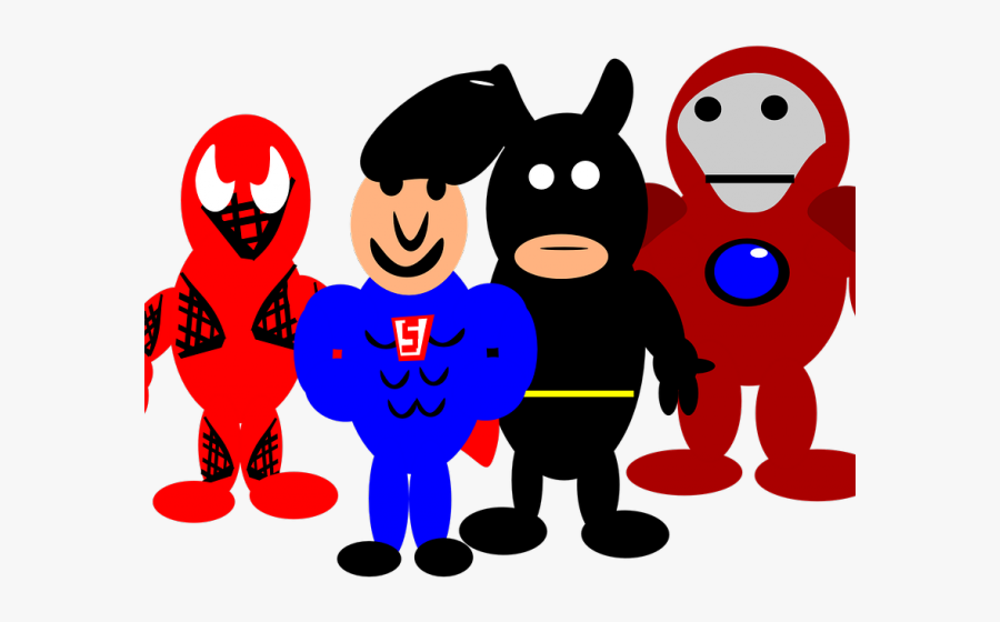 Non Copyrighted Superheroes, Transparent Clipart