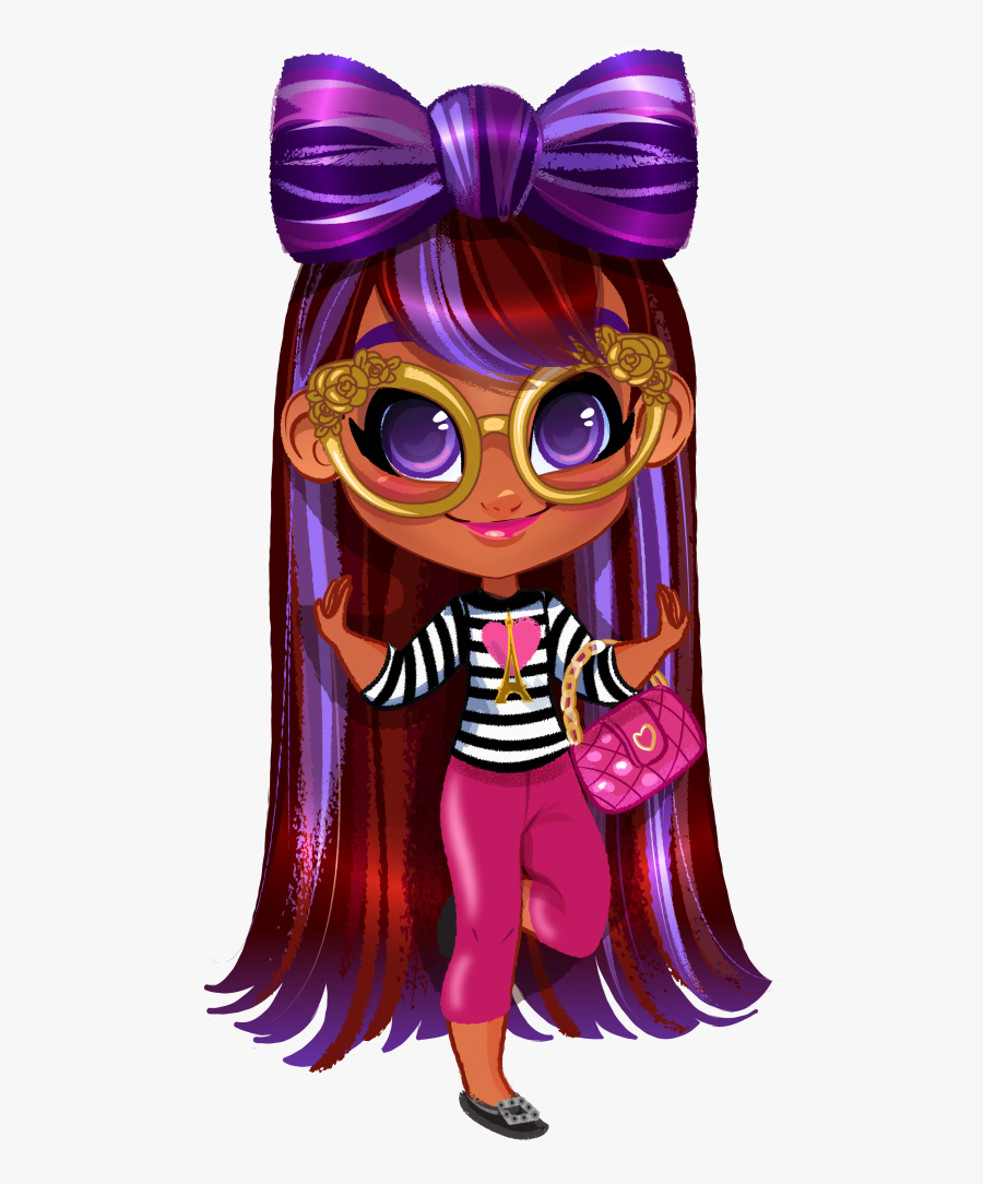 Skylar - Hairdorables Series 2 Skylar, Transparent Clipart