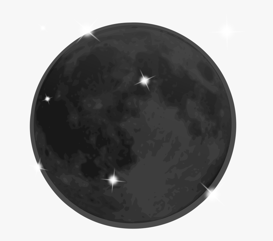 Moon Clipart New Moon Pencil And In Color - Circle, Transparent Clipart