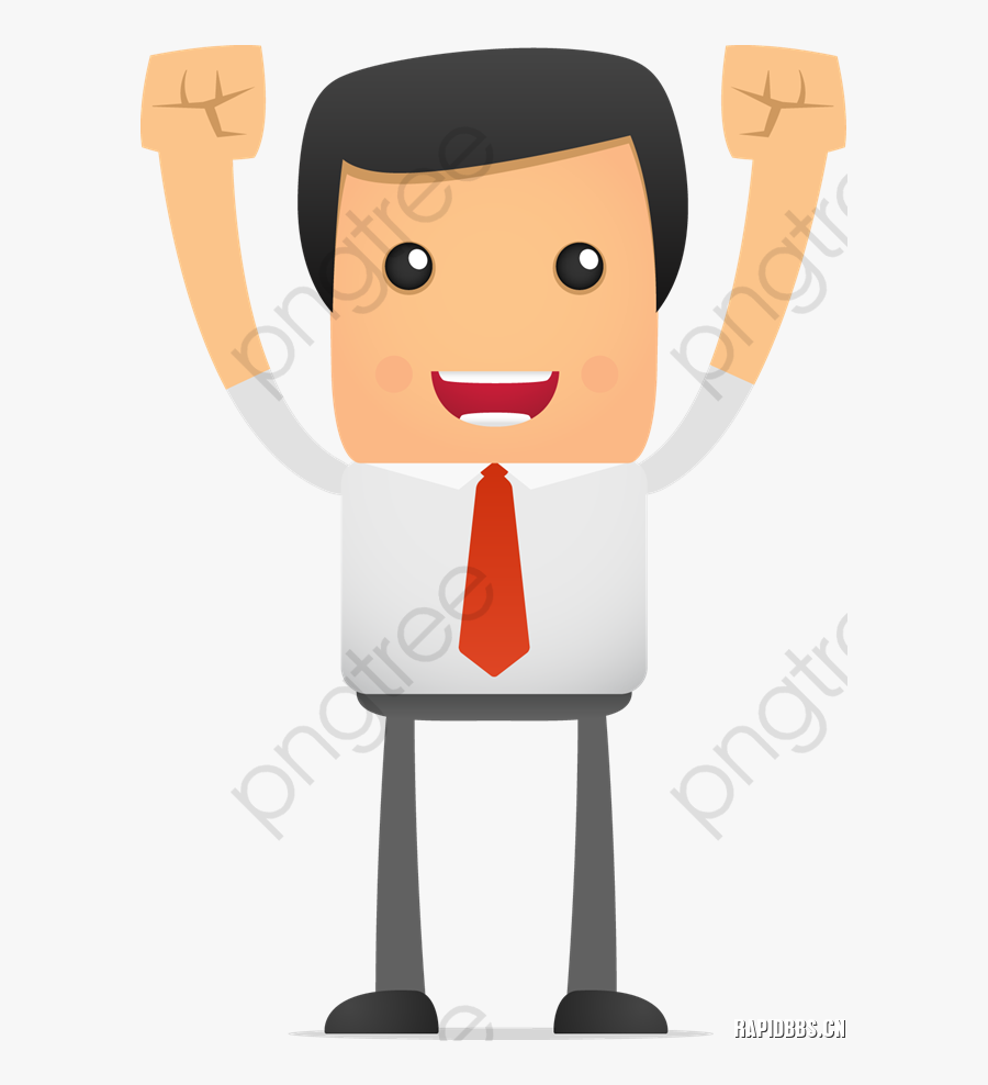Cartoon Dad And Son , Transparent Cartoons - Cartoon Business People Png, Transparent Clipart