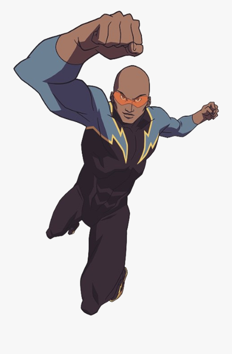Black Lightning, Justice League, Dc Comics, Modern, - Art Black Lightning Dc Comics, Transparent Clipart