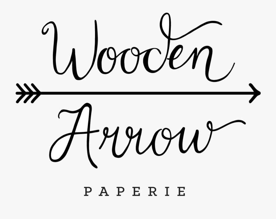 Clipart Free Library Wedding Invitations Wooden Arrow - Arrow Black And White Invitations, Transparent Clipart