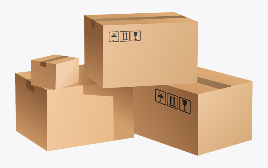 Carton Box, Transparent Clipart