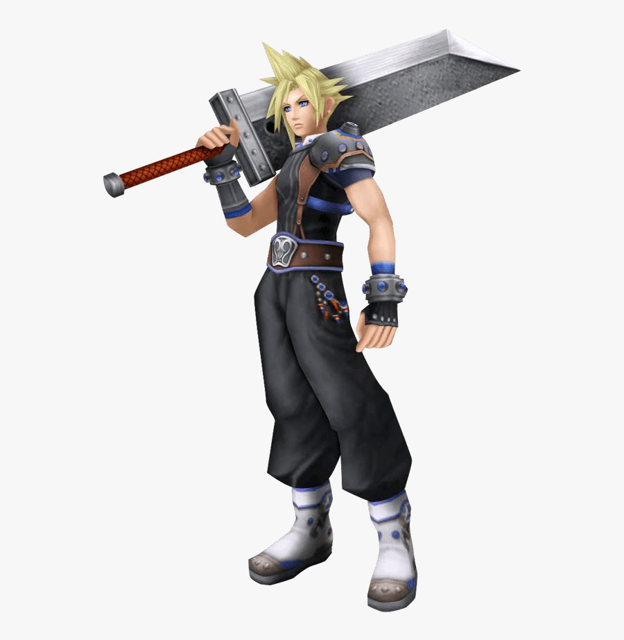 Sword Transparent Stickpng - Cloud Strife Dissidia 012, Transparent Clipart