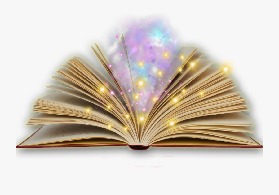 #sticker #book #openbook #pages #magic #fantasy - Magic Book Png, Transparent Clipart