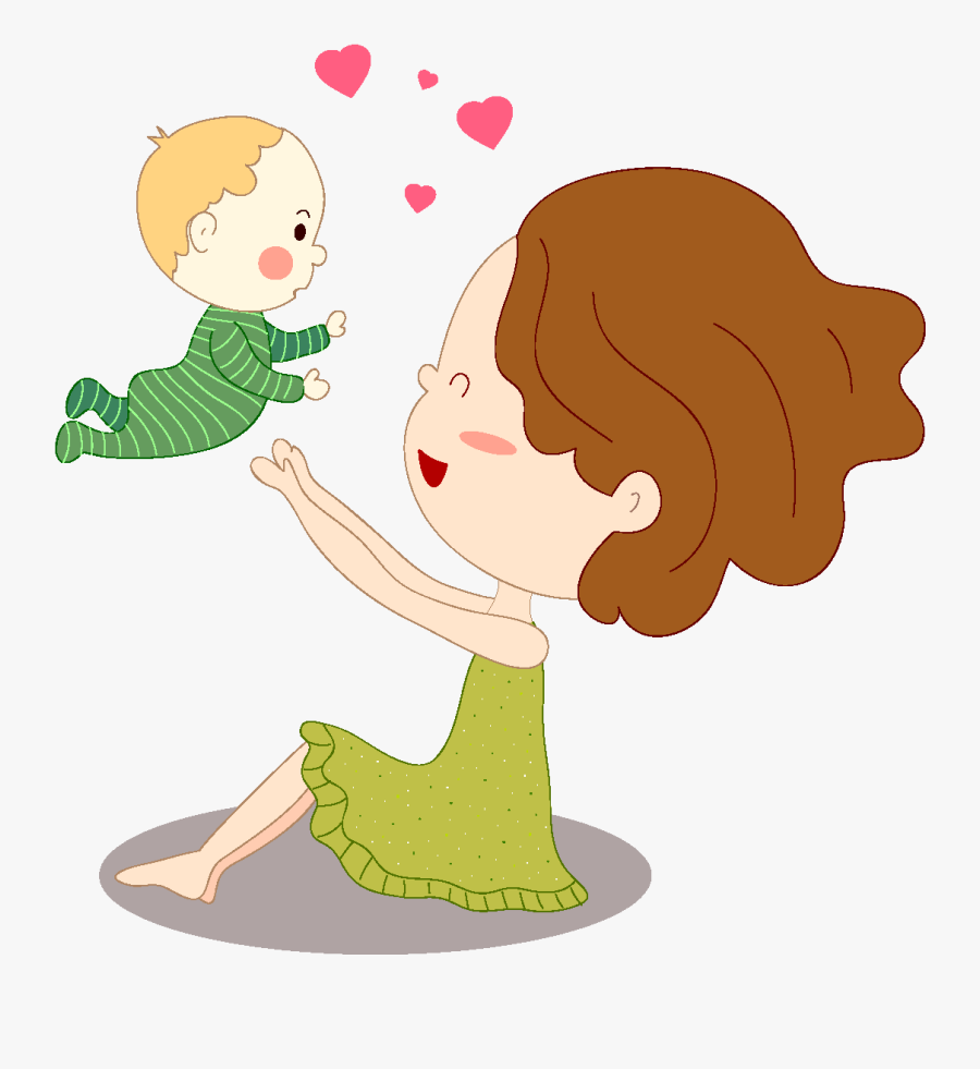 Transparent Mother And Child Png - Mother And Baby Clipart Transparent Background, Transparent Clipart