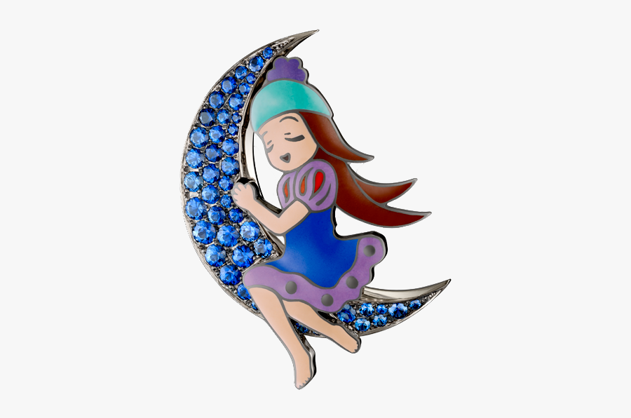 Sapphire Moon - Cartoon, Transparent Clipart