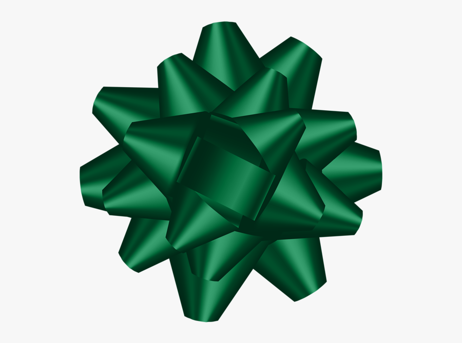 Bow Deco Greend Transparent Clip Art Image - Clip Art, Transparent Clipart
