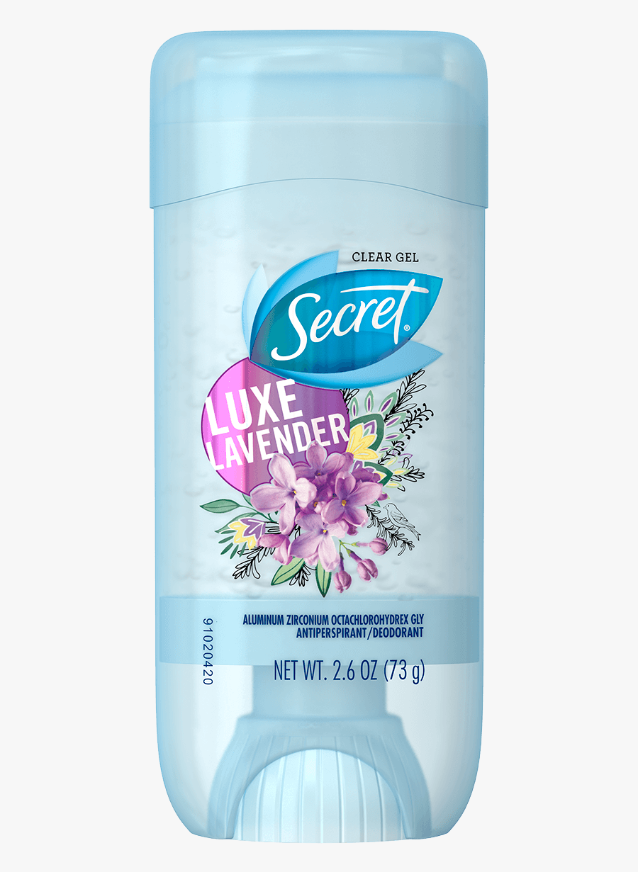 Deodorant Clipart Body Odor - Secret Gel Deodorant Paris Rose, Transparent Clipart