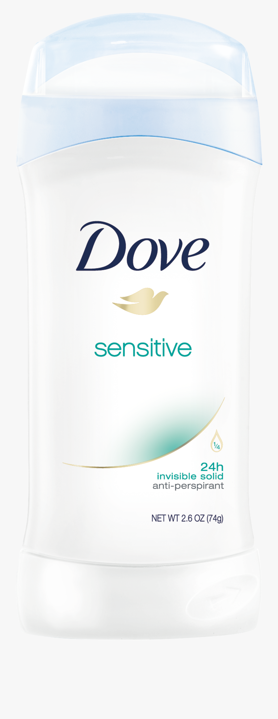 Dove Invisible Solid Antiperspirant - Dove Deodorant Original Clean, Transparent Clipart