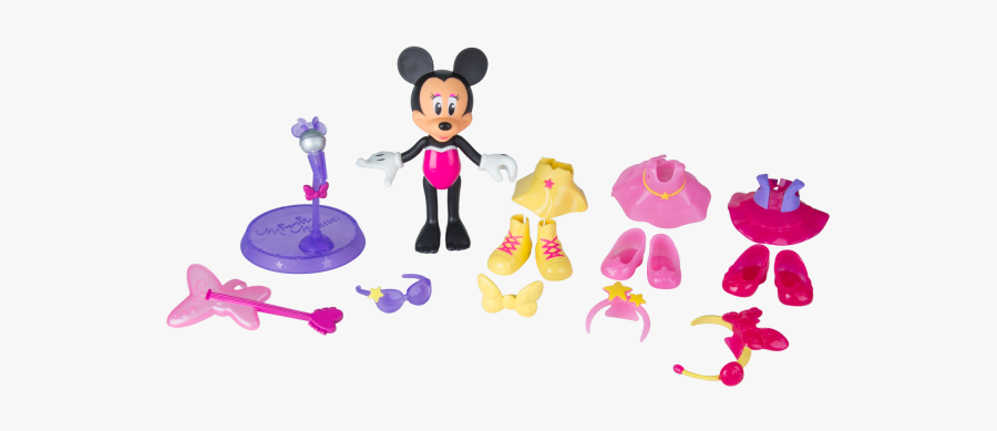 Minnie Fashion Doll Pretty Pop Star W2 - Minnie Pretty Pop Star, Transparent Clipart