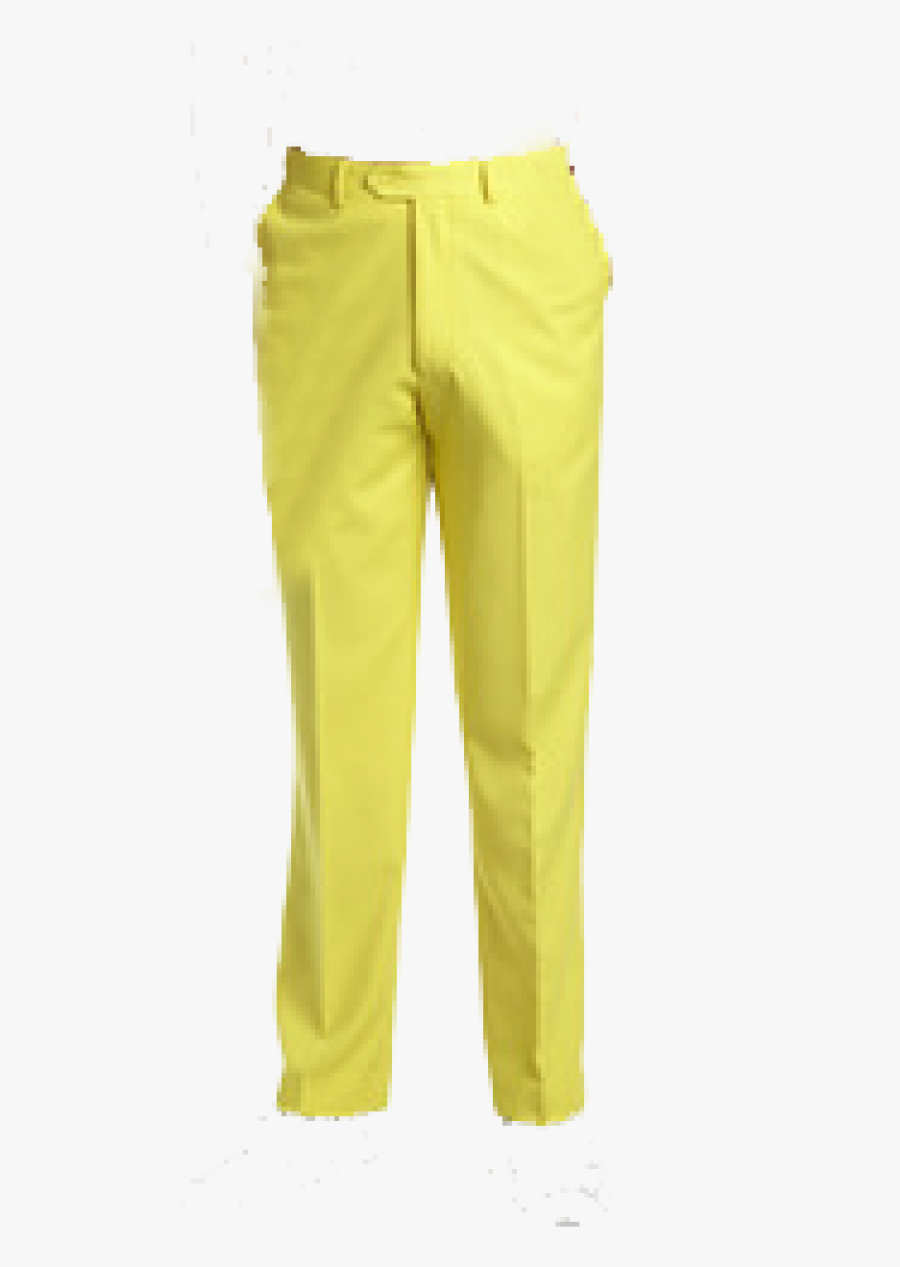 Pants Tracksuit Yellow Casual Dress - Yellow Pants Transparent, Transparent Clipart