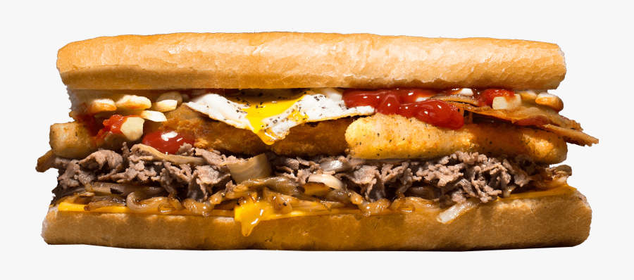 Cheesesteak - Fat Sal's Fat Breakfast, Transparent Clipart