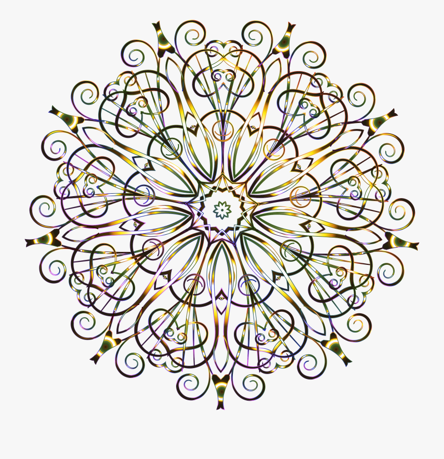 Flourishy Floral Variation No - Floral Design, Transparent Clipart