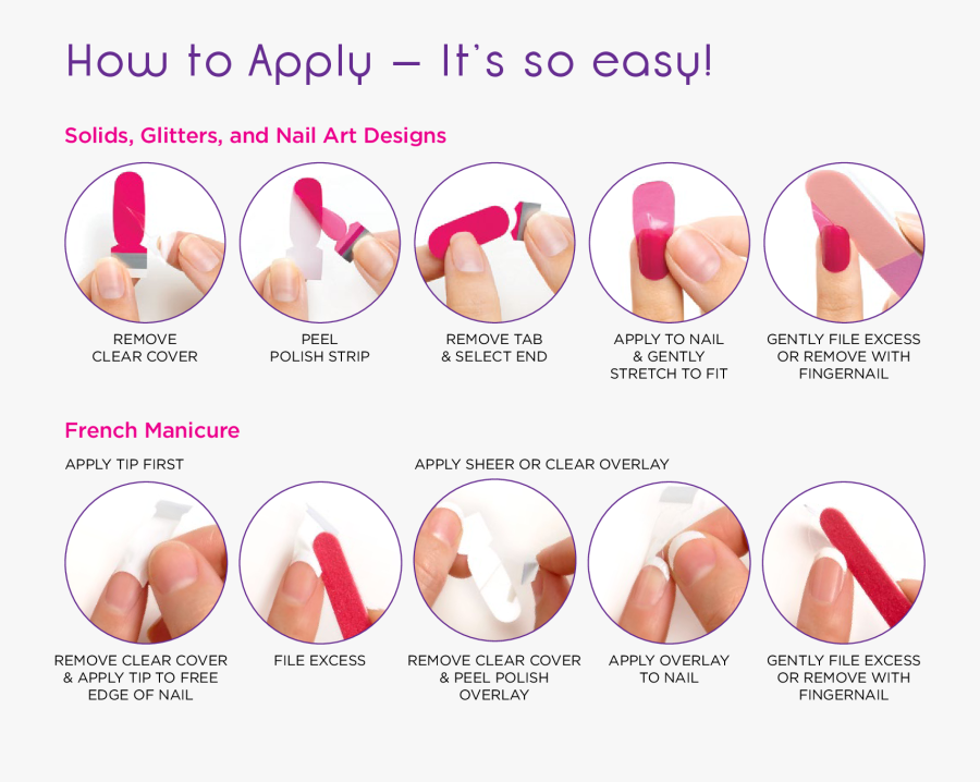 Color Street How To Apply, Transparent Clipart