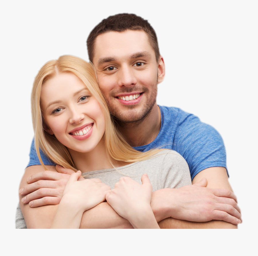 Clip Art Pics Word Cosmetic - Hugging And Smiling Couple, Transparent Clipart