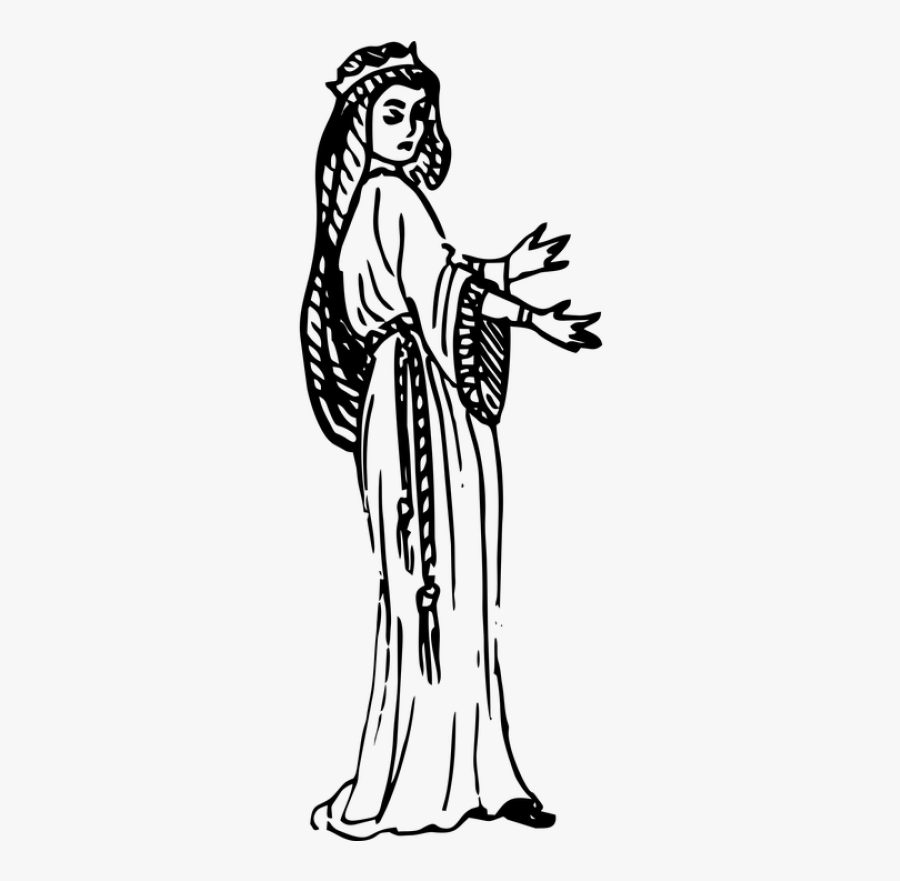 Lady Macbeth Queen - Lady Macbeth Line Drawing, Transparent Clipart