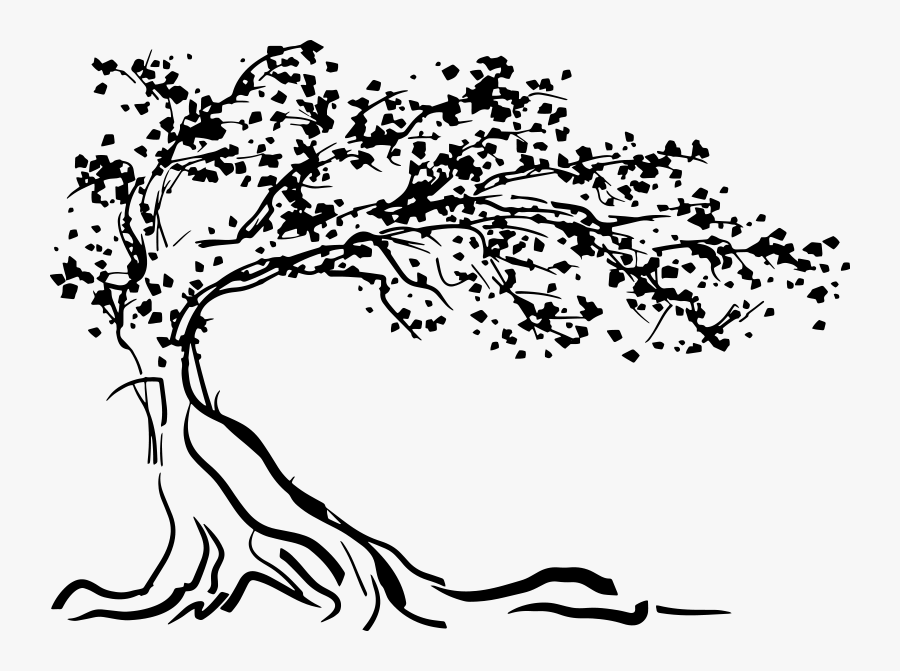 Arvores Ao Vento Png, Transparent Clipart