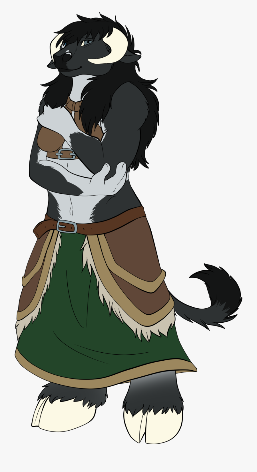 World Of Warcraft Mammal Vertebrate Fictional Character - Female Tauren Anthro, Transparent Clipart