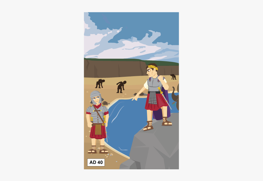 London Clipart Invasion British - Caligula Invade Britain, Transparent Clipart