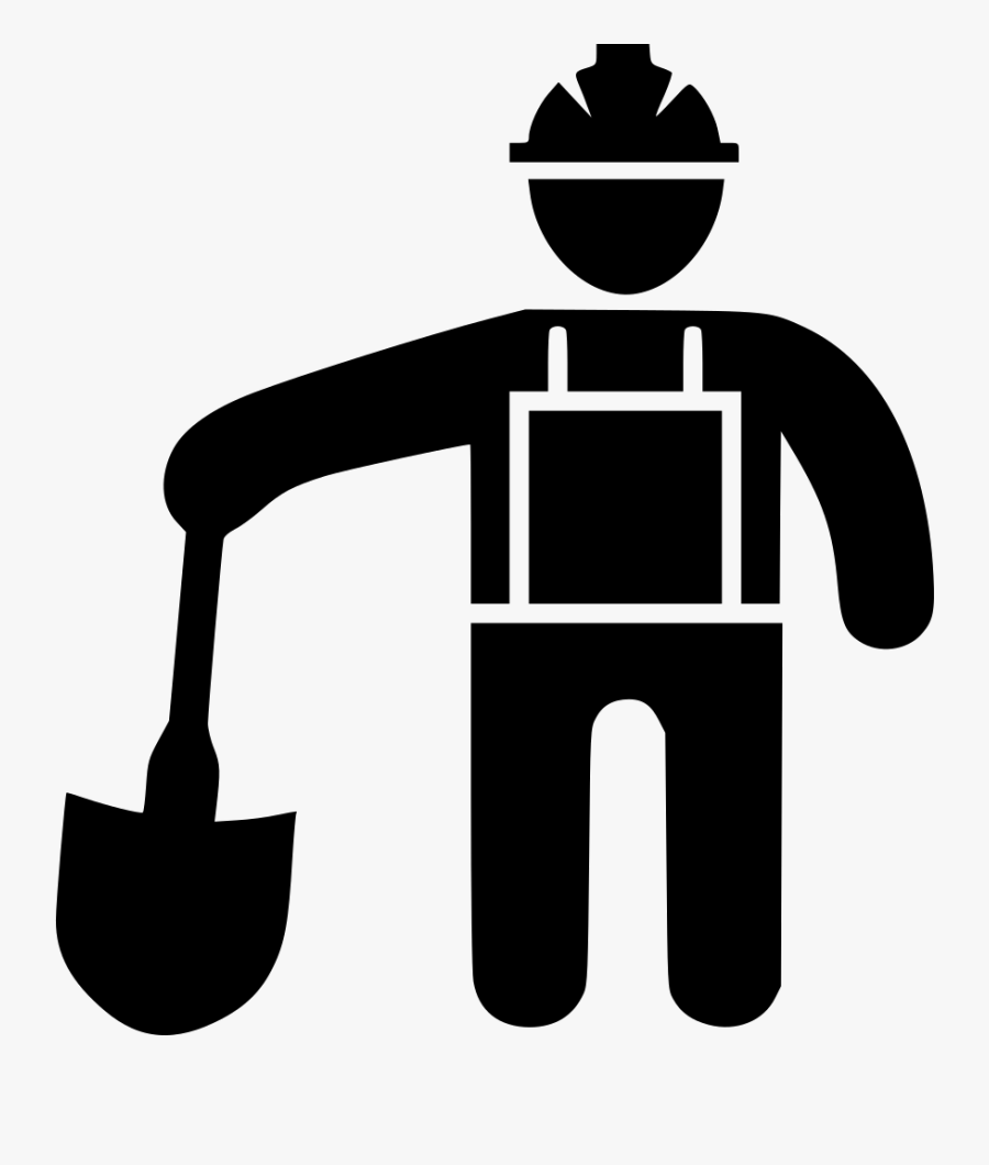 Construction Worker Iii - Labor Icon Blue, Transparent Clipart