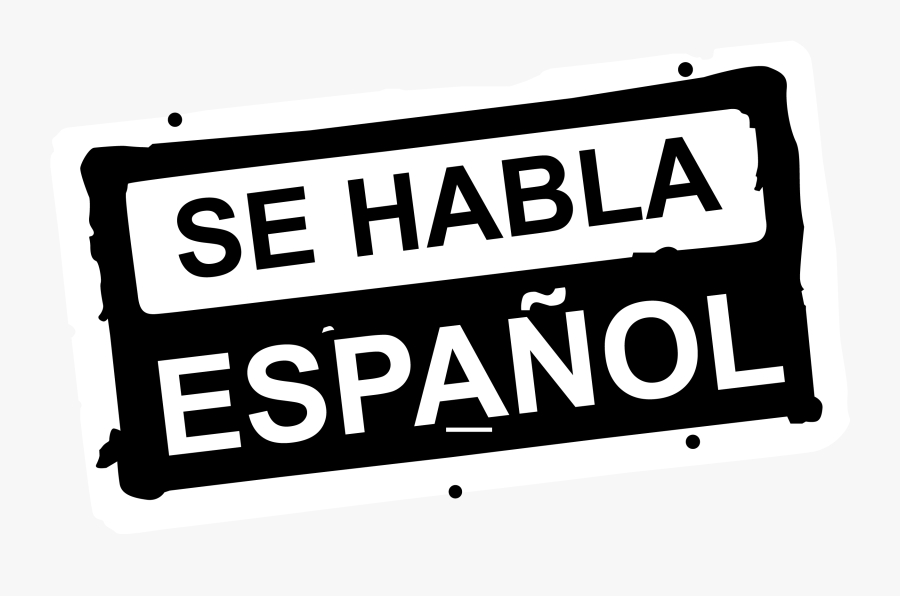 Transparent Se Habla Espanol Png - Danger Sign, Transparent Clipart