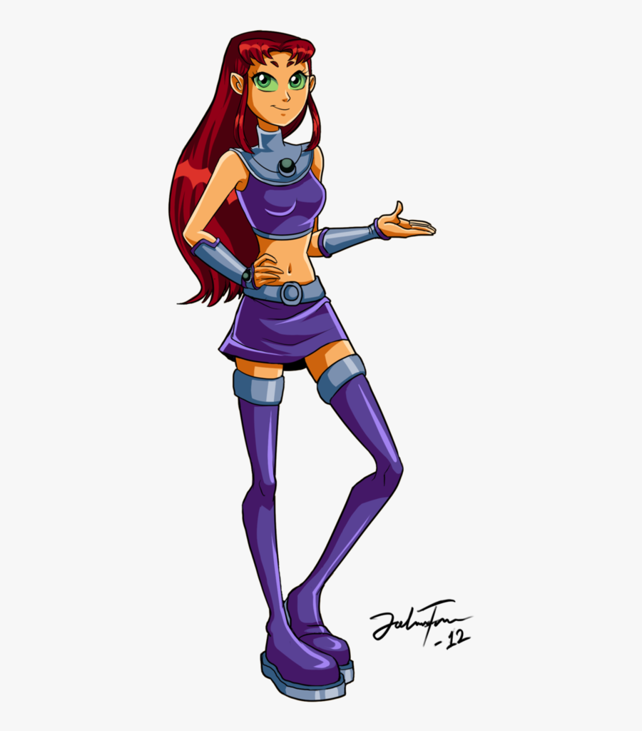 Banner Freeuse Library Toon Starfire World Of - Dc Starfire Teen Titans, Transparent Clipart