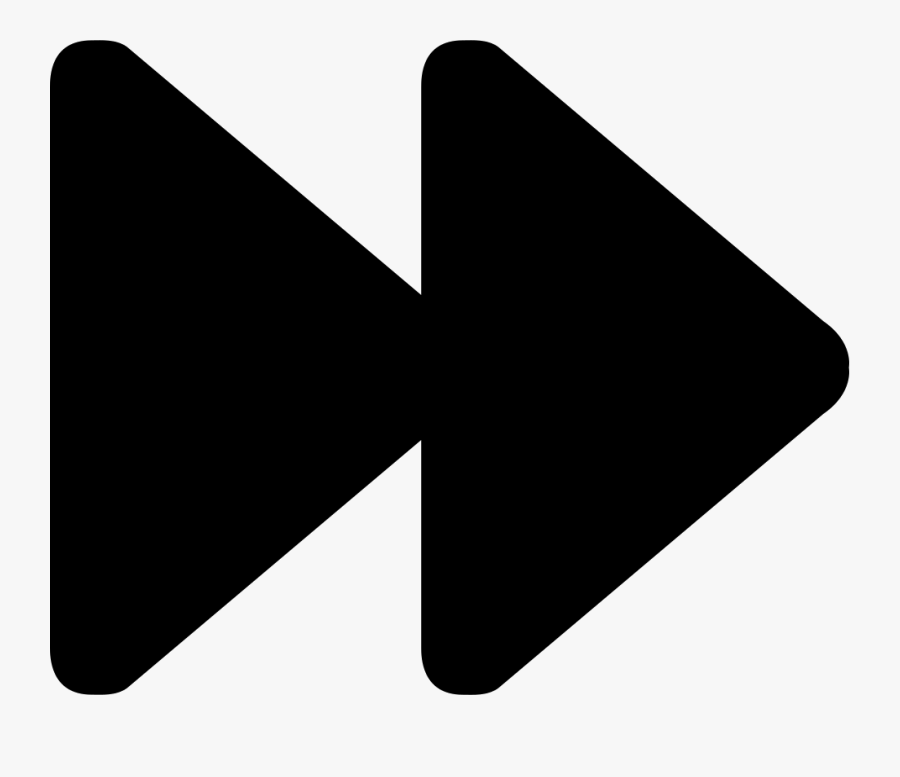 Property,black And Art,graphics,square - Fast Forward Icon Vector, Transparent Clipart