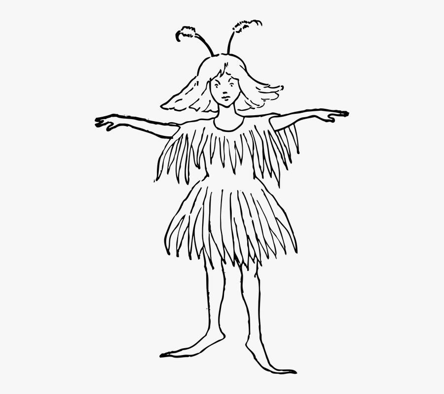 Drawn Elf Elfin - Fairy, Transparent Clipart